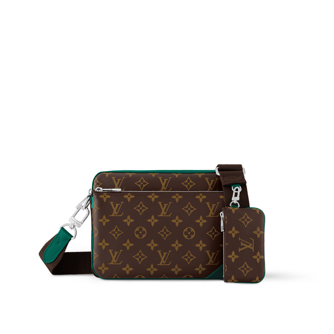 Trio Messenger Monogram Macassar Canvas - Men - Bags | LOUIS VUITTON ®